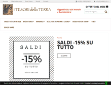 Tablet Screenshot of itesoridellaterra.com